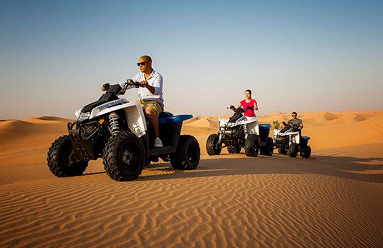 Morning Desert Safari with Quad Bike 